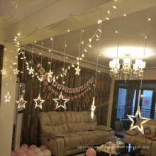 Moderne LED Fenstervorhang Weihnachtsfeiertagsbeleuchtung Twinkle Star LED Lichterketten